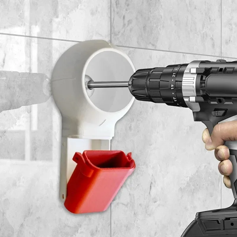Drill Dust Cover With Swivel Joint Electric Drill Dust Collector Wall Drilling Dust Removal Household Power Tool Accessory
