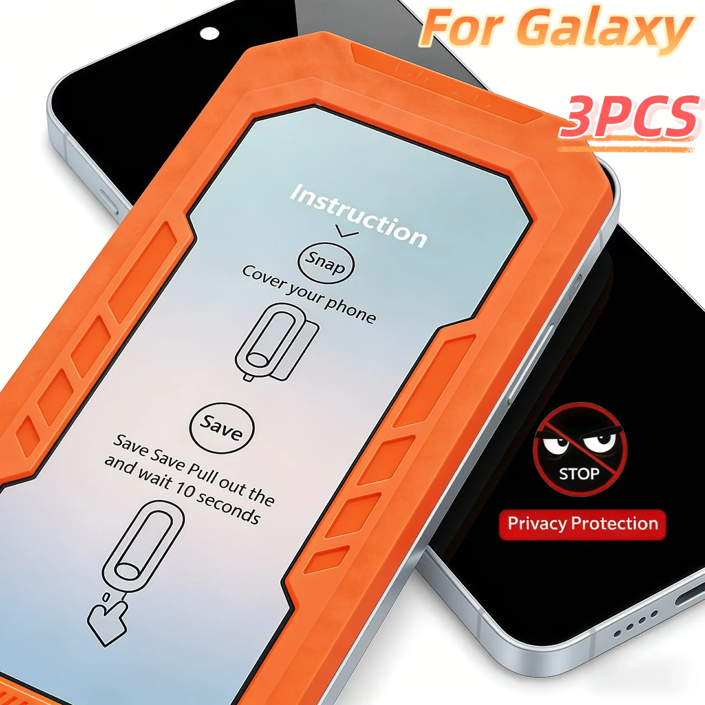 

3Pcs Privacy Screen Protector Tempered Glass for Galaxy S26/S26 Plus/S25/S25 Plus/S25 Ultra/S24/S24 Plus/S24 Ultra