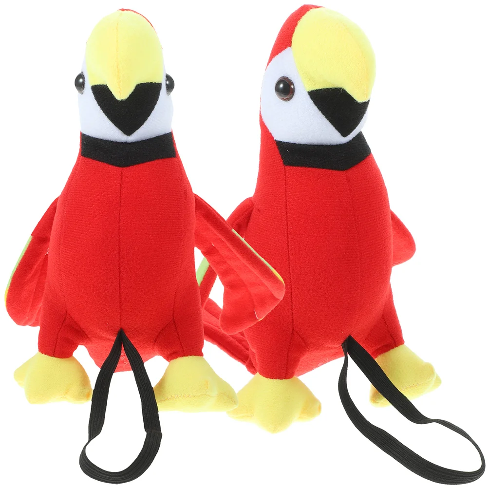 Bird on Shoulder Prop Pirate Parrot Plush Ornaments Accessories Baby Party Supplies