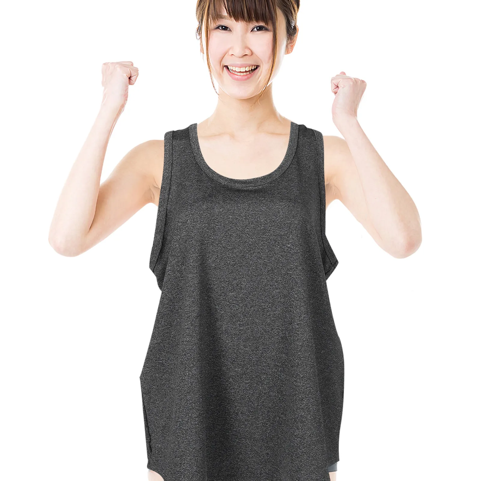 

Женский спортивный топ без рукавов для фитнеса и йоги, обхват груди 36-38 см, длина 273 см, быстросохнущий, дышащий, легкий, для тренировок в зале, бега, повседневной носки