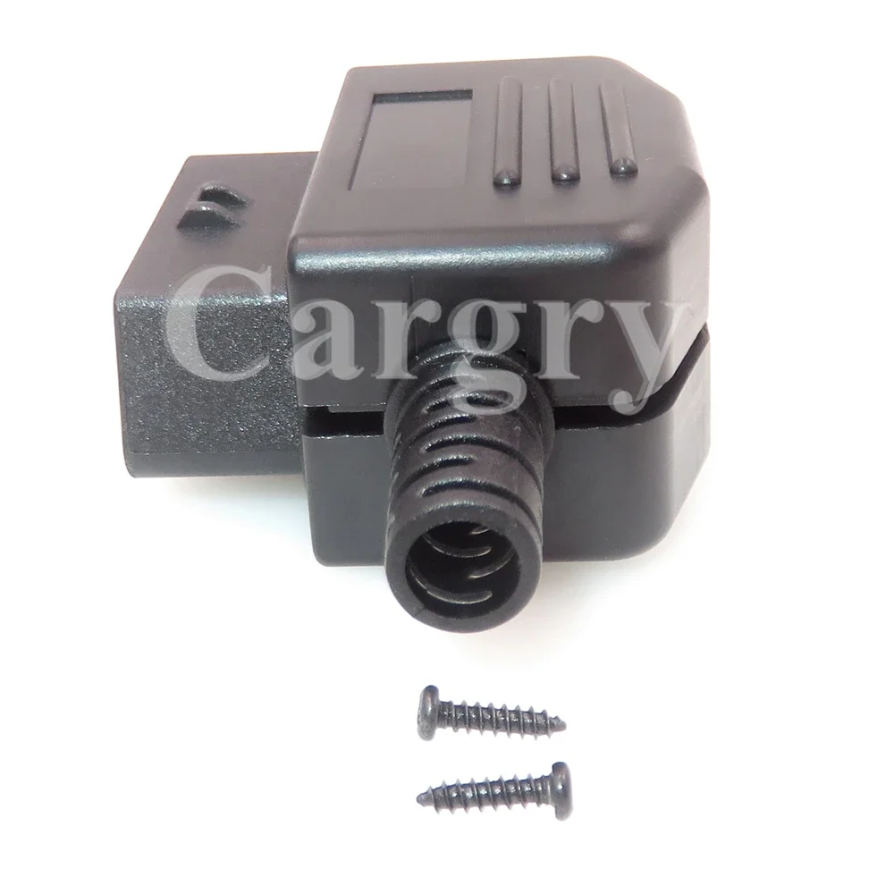 1 Set 16P Automotive OBD2 OBDII Diagnostic Interface Connector Auto OBD Test Socket AC Assembly Car Modification Plug Parts