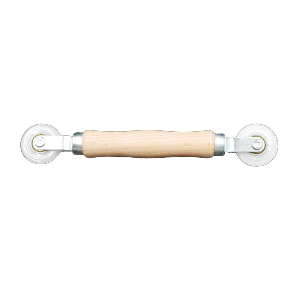 Double Roller Head Combo Handle White Nylon Professional Rolling Tool