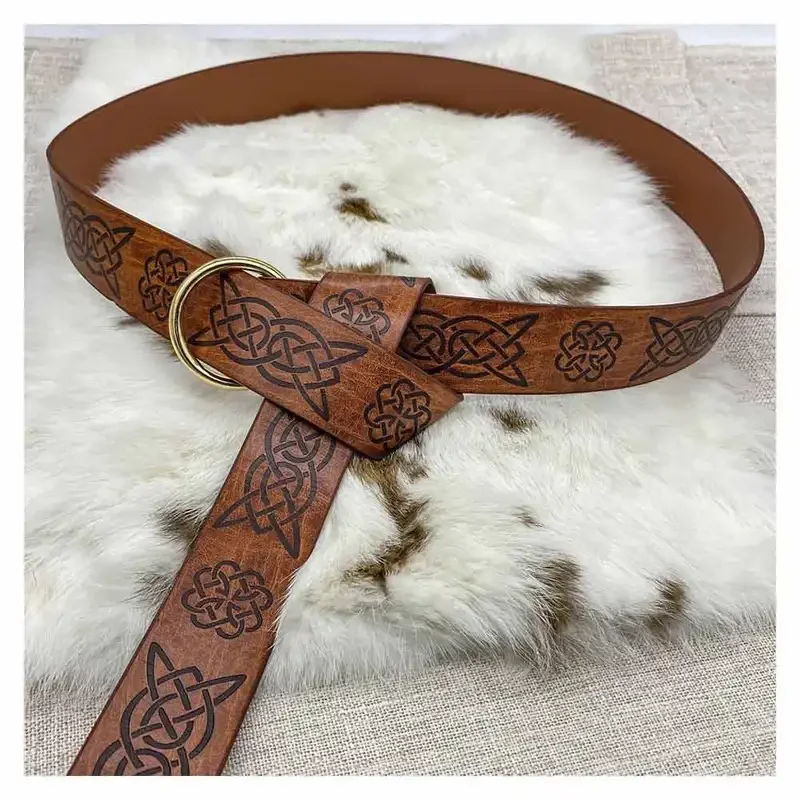 SN55Medievale rinascimentale vichingo pirata cosplay cintura marsupio marrone nero marsupio accessori per costumi donna Halloween Sui $ @ 1w