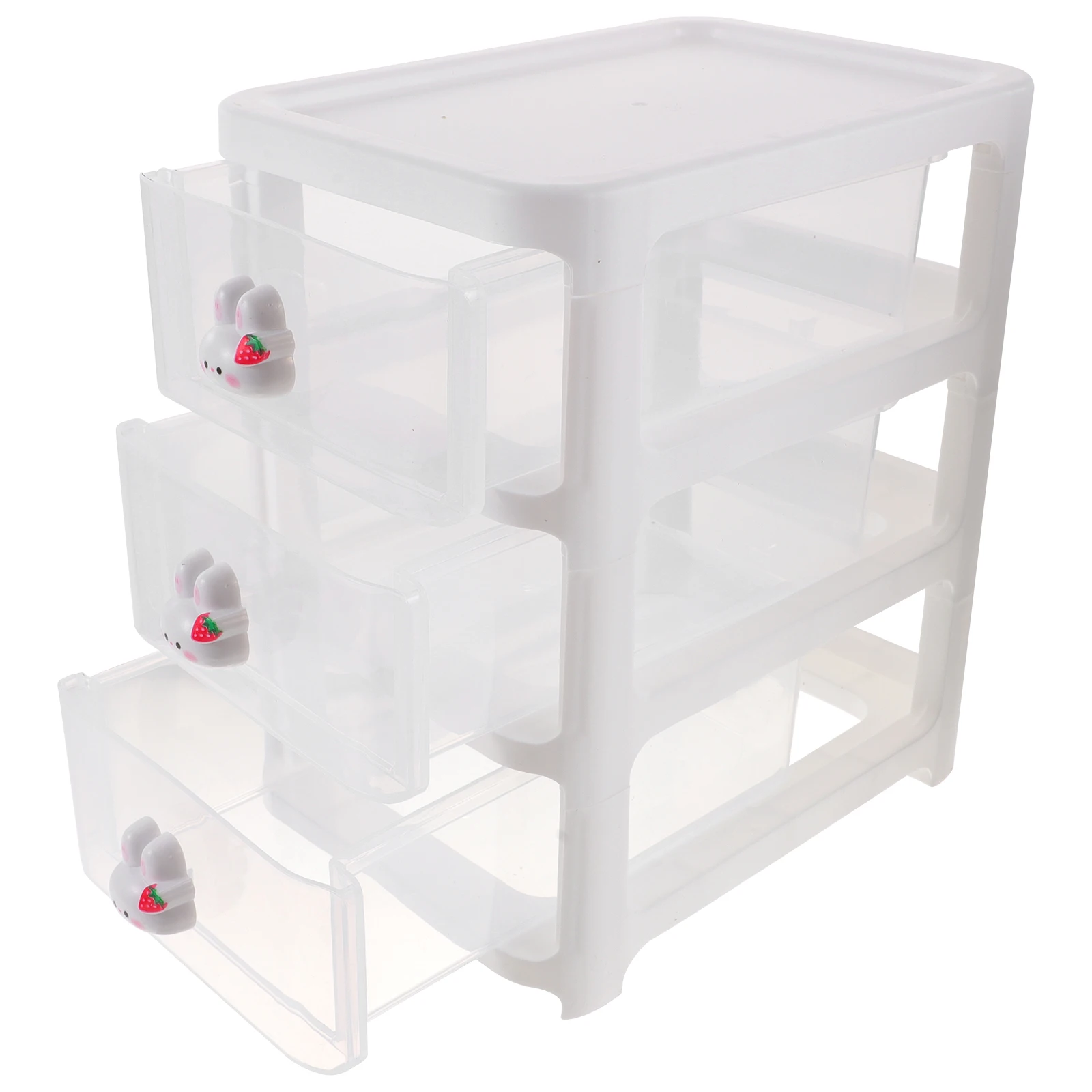 

Desktop Storage Box Organizer with Drawer Boxes Drawers Tabletop Plastic Cabinet Office Supply Jewelry Student