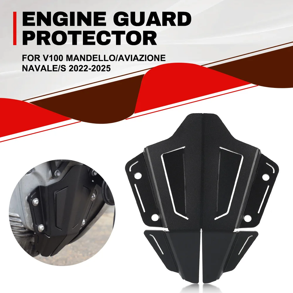 

For Moto Guzzi V100 Mandello/Aviazione Navale/S 2022-2023-2024-2025 Motorcycle Front Engine Cylinder Head Guard Protector Cover