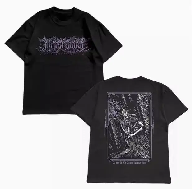 2025 Streetwear Lorna Dead Core Rock Band American Loose Men Women Brand T-Shirts Summer Cotton T Shirt Clothing Tops view 4