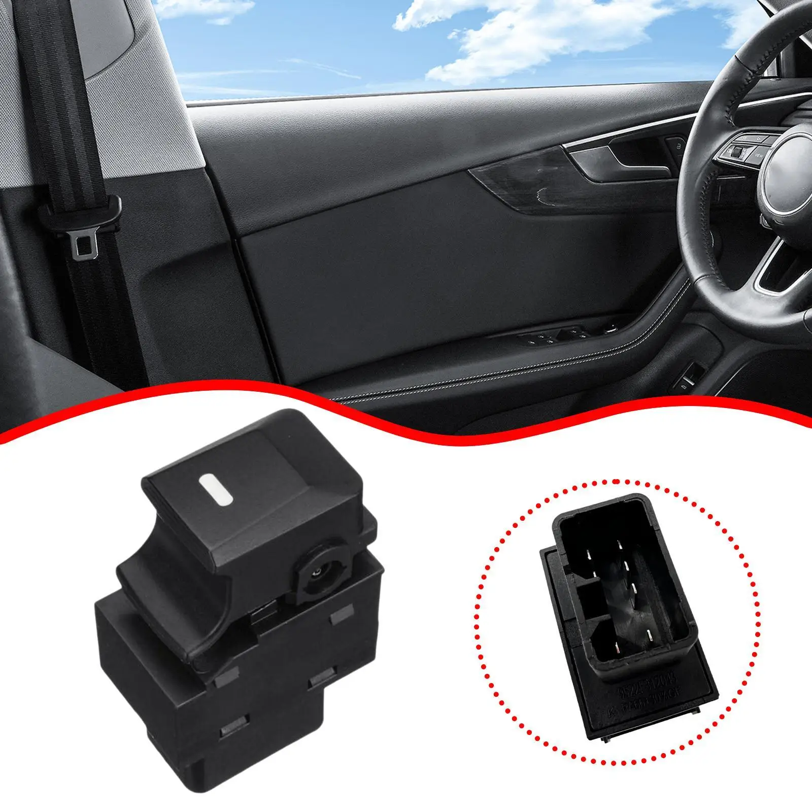 

Window Switch 935803W000 Fittings Simple Installation High Performance Repair Parts Accessory for Kia Sportage 2011 to 2016