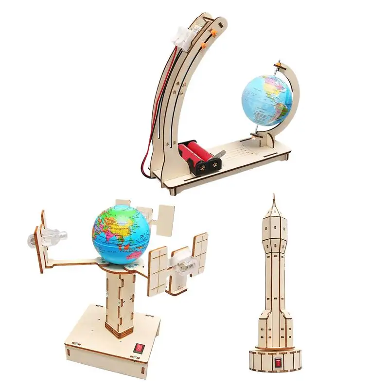 Wooden Satellite Mo… - image