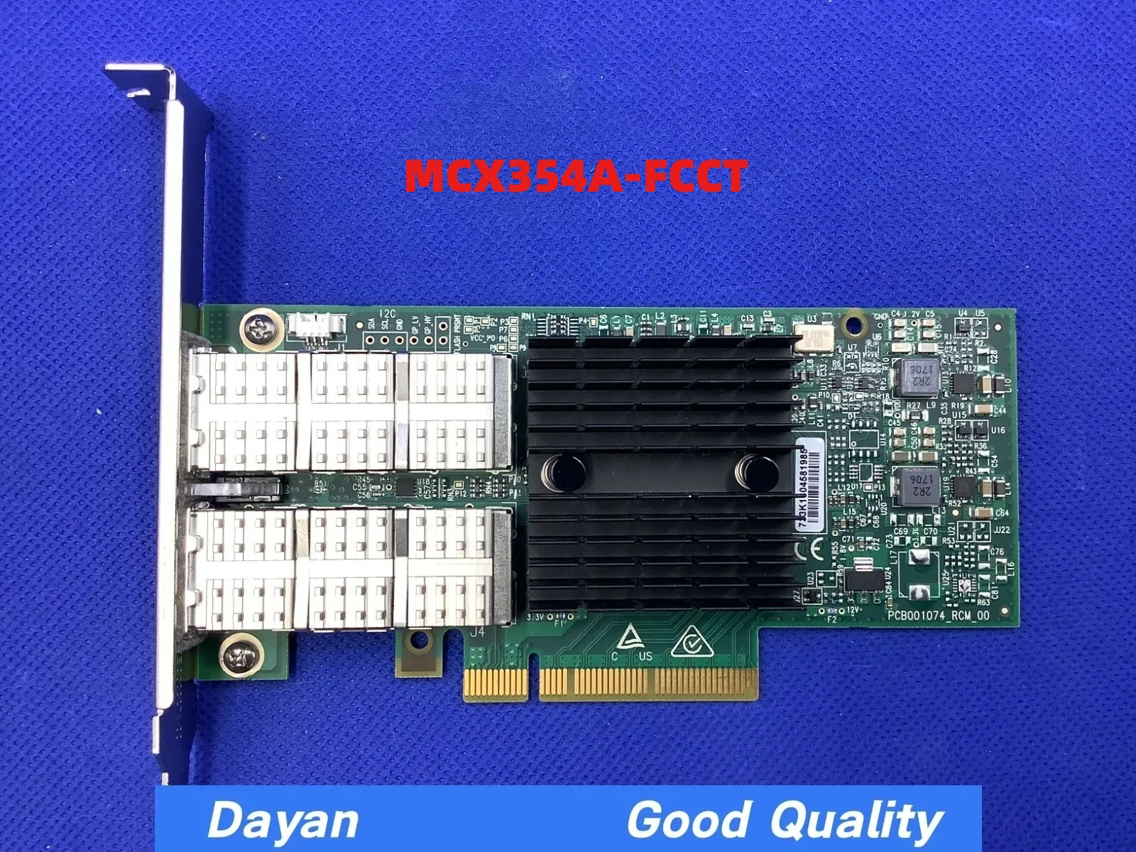 

MCX354A-FCCT Mellanox ConnectX-3 Pro 40Gigabit PCI Exp8 Ethernet Card MCX354A