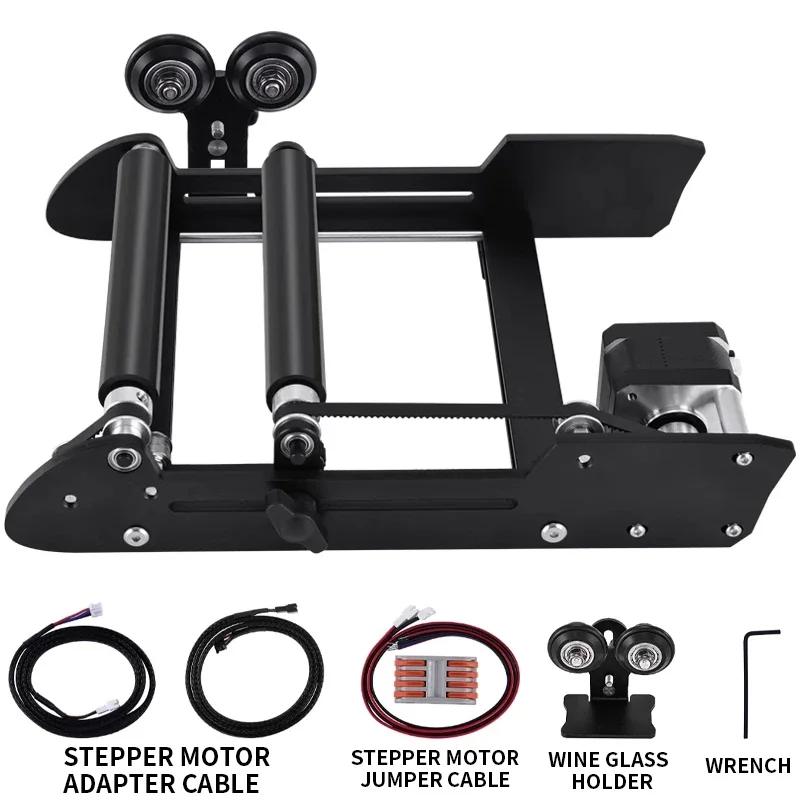 4th Axis 360° Rotary Table Laser Engraving & Marking Platform for Cylindrical Metal and DIY Objects