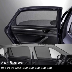 Magnetic Car Window Sunshade Car Door Sun Shade For Roewe RX5 PLUS MAX 350 550 950 750 360 Sun Visor Sunscreen Insulation