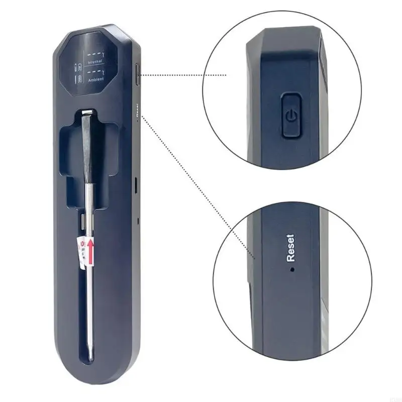 2025 NEW NEW LOEDERY COOKING HORTHORELS Probe Probe for BBQ BBQ في الهواء الطلق والخبز