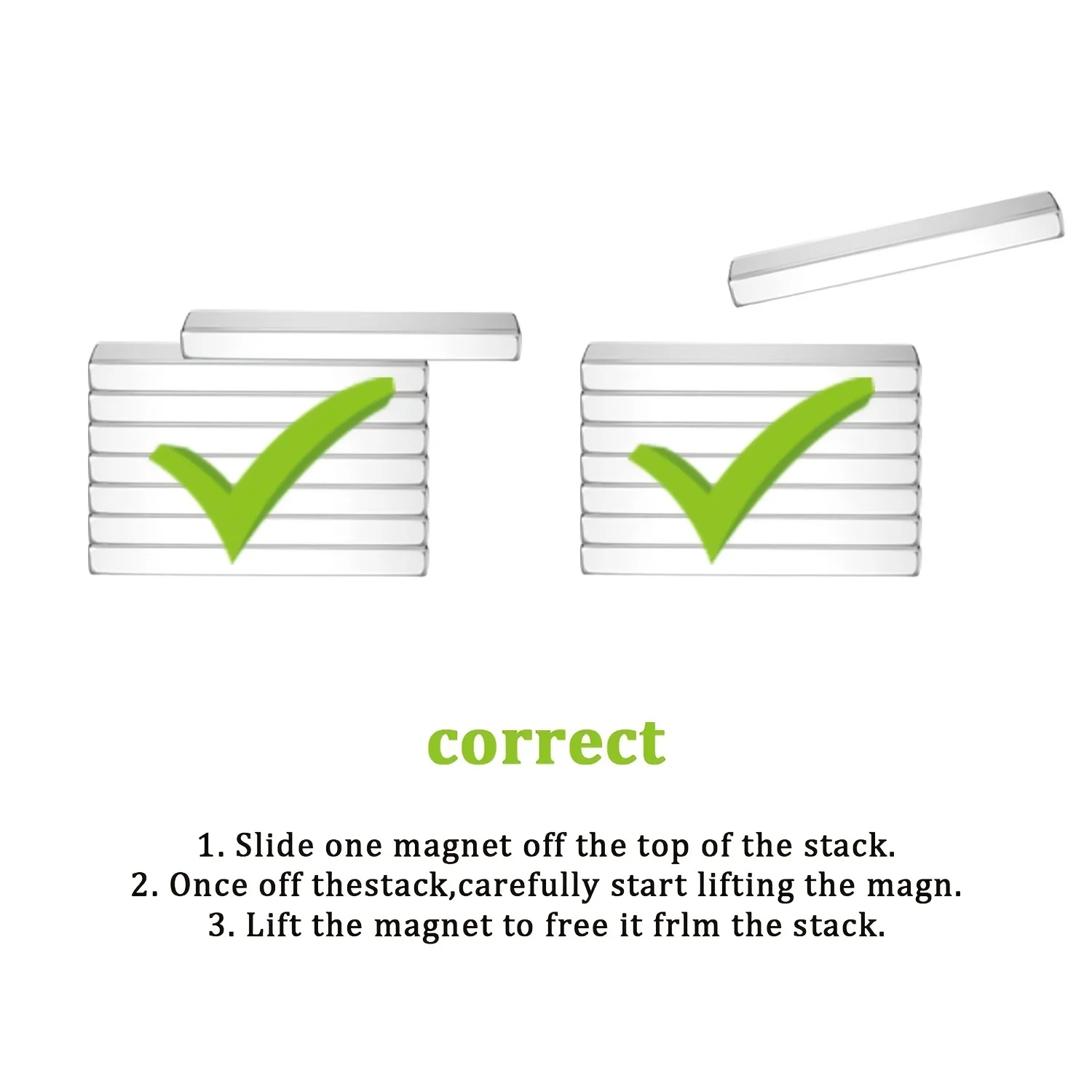 Long Bar Magnets, Super Magnets Heavy Duty, Perfect For kitchens, handicrafts, and photo