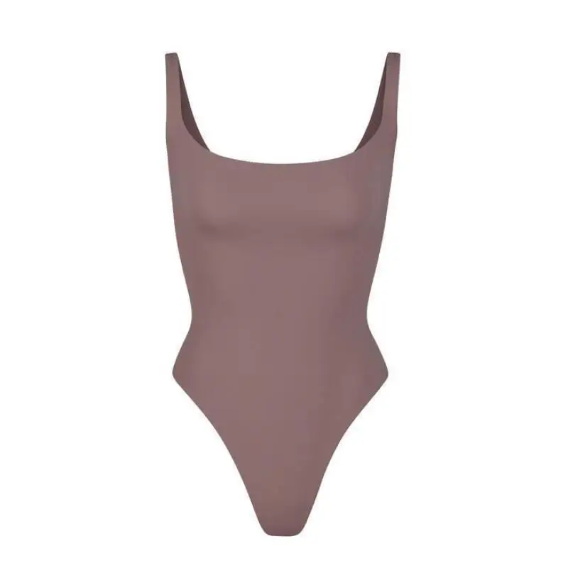 Jumpsuit Women Sexy Ice Silk Shapewear Camisole Jumpsuit Solid Color Slim Fit Inner Lining Backless Summer Fashion New Romper - Image 3