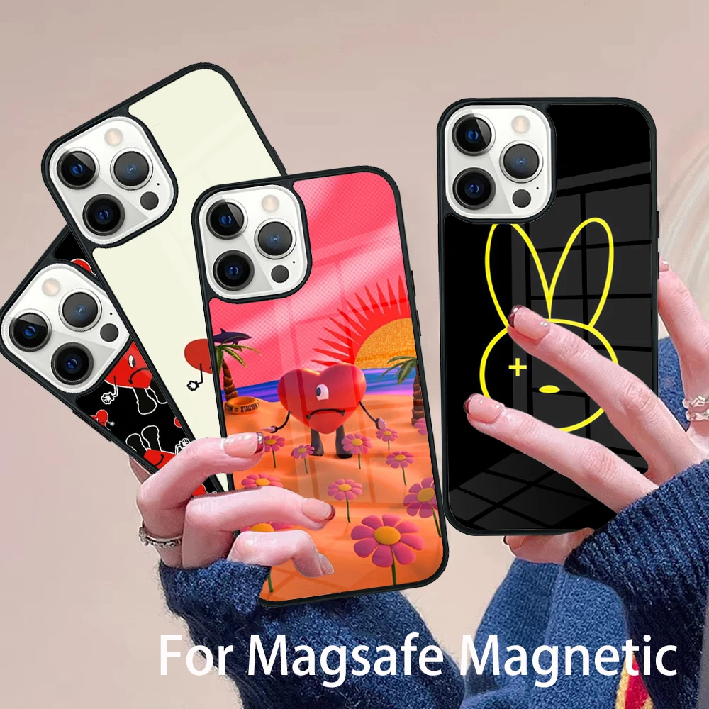 

Un Verano Sin Ti Bad Bunny Phone Case Magesafe Magnetic Wireless Charge Cover For IPhone 16 11 12 13 14 15 Pro Max Plus Mini