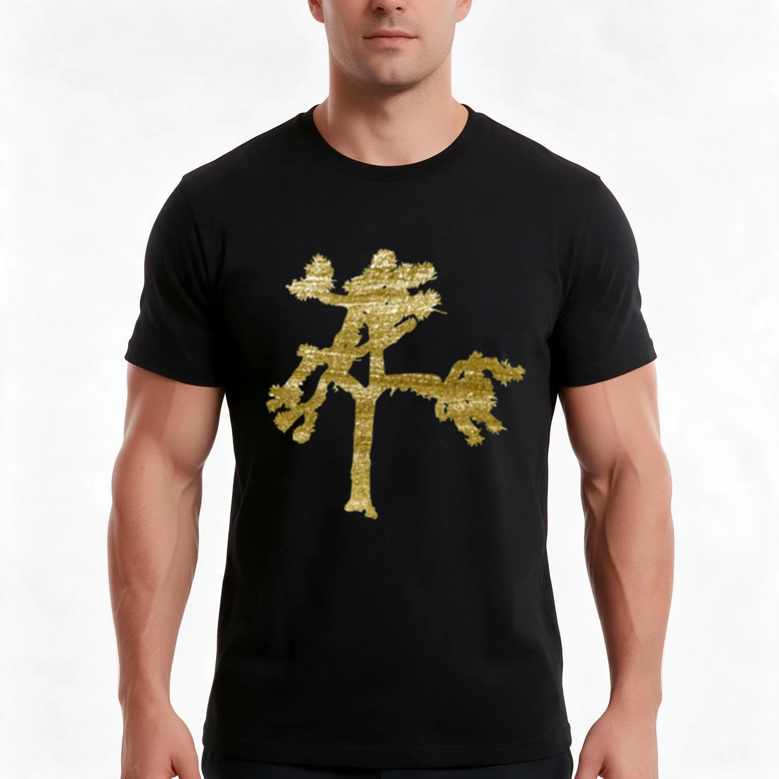 The Joshua Tree- U2 T-Shirt, Summer Casual Cotton Tee, Oversized Streetwear Tops, Vintage Graphic Print, Loose Fit Short Sleeve