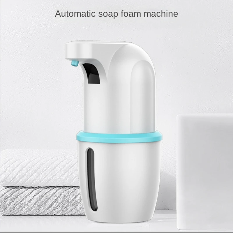 Touchless Automatische Zeepdispenser Usb Opladen Slimme Schuimmachine Home Sensor Schuim Zeepdispenser Handdesinfecterend Middel 275Ml