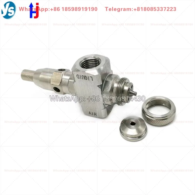 JCO Air Atomizing Nozzle With Cleanout Needle Air-water Mixing Humidification and Dust Removal Air Anti-clogging Nozzle