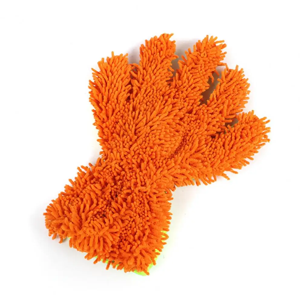Car Washing Glove Coral Fleece Non-scratching Effortless Universal Chenille Auto Wash Glove Car Wash Glove Stain Removal