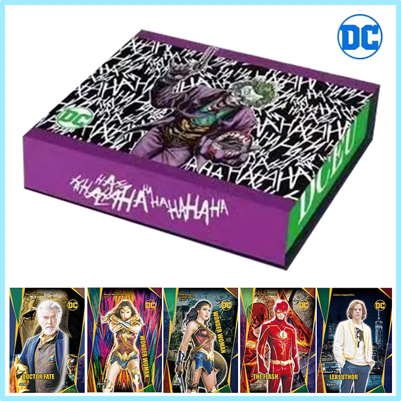 DC Justice League-Carte Rick pour enfants, Smile Man, Limited Rare, The Avengers, Booster Box, Jouet cadeau, Anniversaire, Noël, Batman