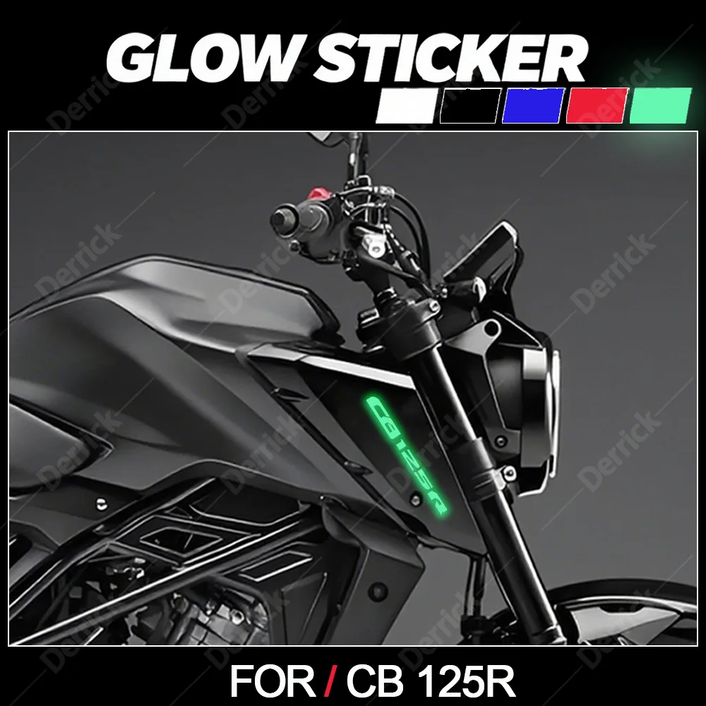 

Светящиеся наклейки для мотоцикла, светоотражающая наклейка на амортизатор топливного бака для HONDA CB125R 125R, аксессуары 2018-2021