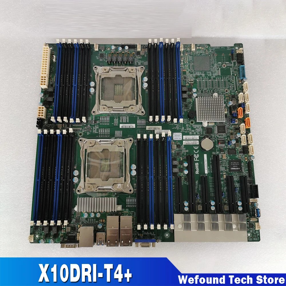 For Supermicro server Motherboard E5-2600 v4/v3 Family LGA2011 DDR4 X10DRI-T4+