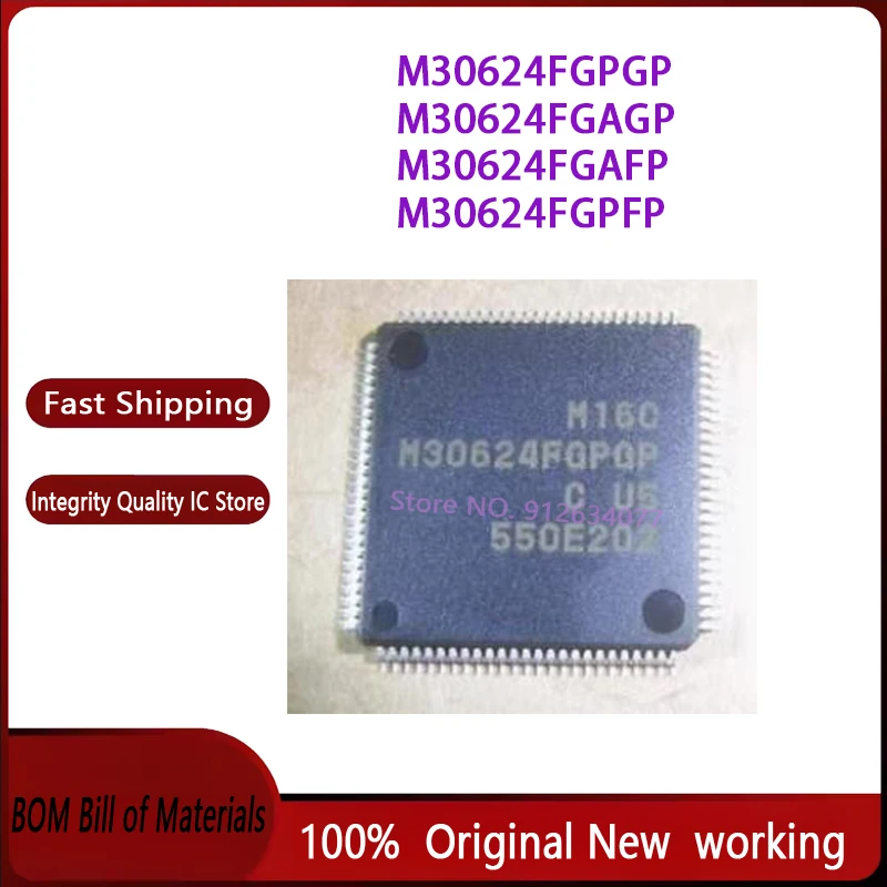 1pcs/lot M30624FGAFP M30624FGPFP M30624FGPGP M30624FGAGP M30624 QFP100 100% Brand New Original