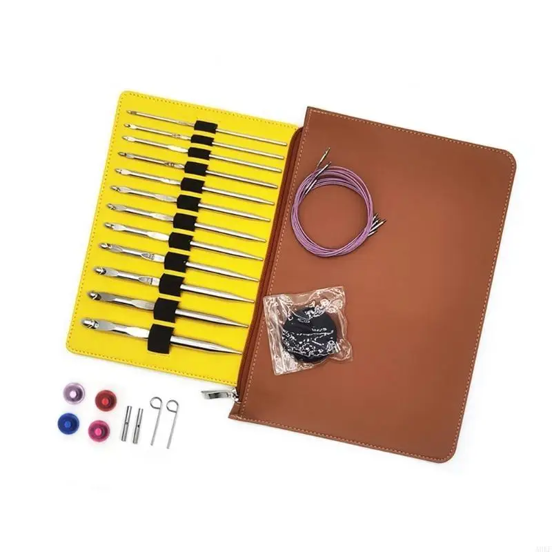 

12шт Тунисский Крюк-Крюк для начинающего 3,0 мм-10 мм Тунисская вязаная игла A0KF