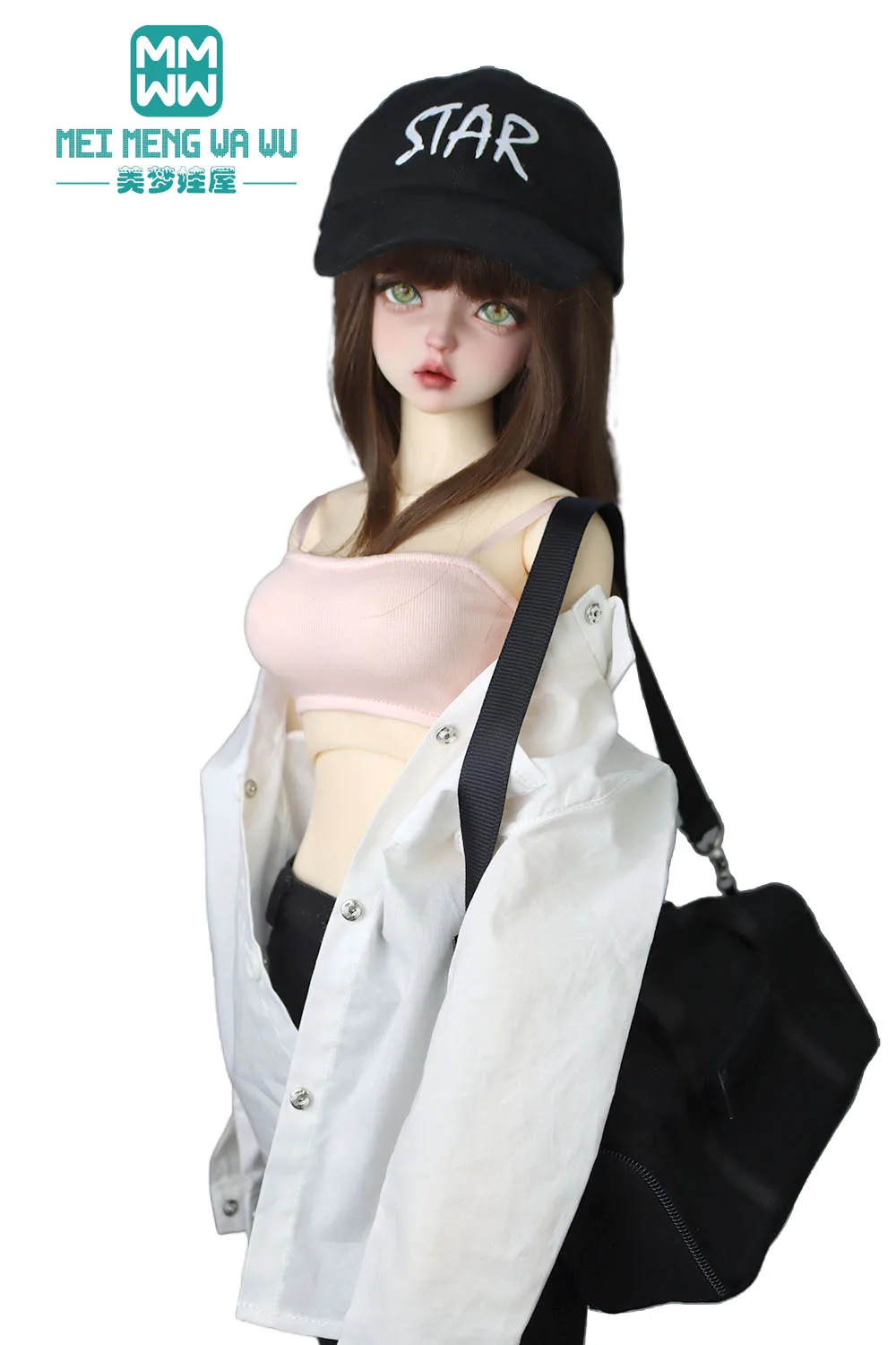 1/3 60cm DD SD BJD Puppenkleidung Spielzeug Gelenkpuppen Mode-Trägertop T-Shirts Geschenk für Mädchen – Detail 22