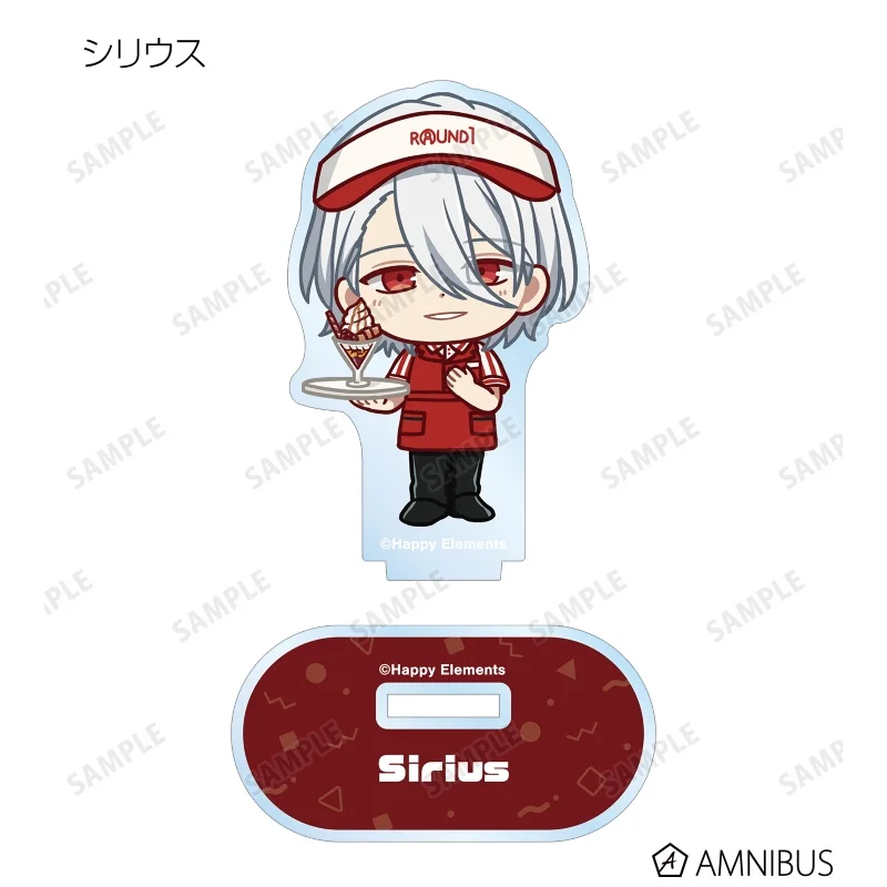 Game HELIOS Rising Heroes Ren Kisaragi Q-style Acrylic Stand Model Plate Keychains Desktop Ornament Fans Gifts