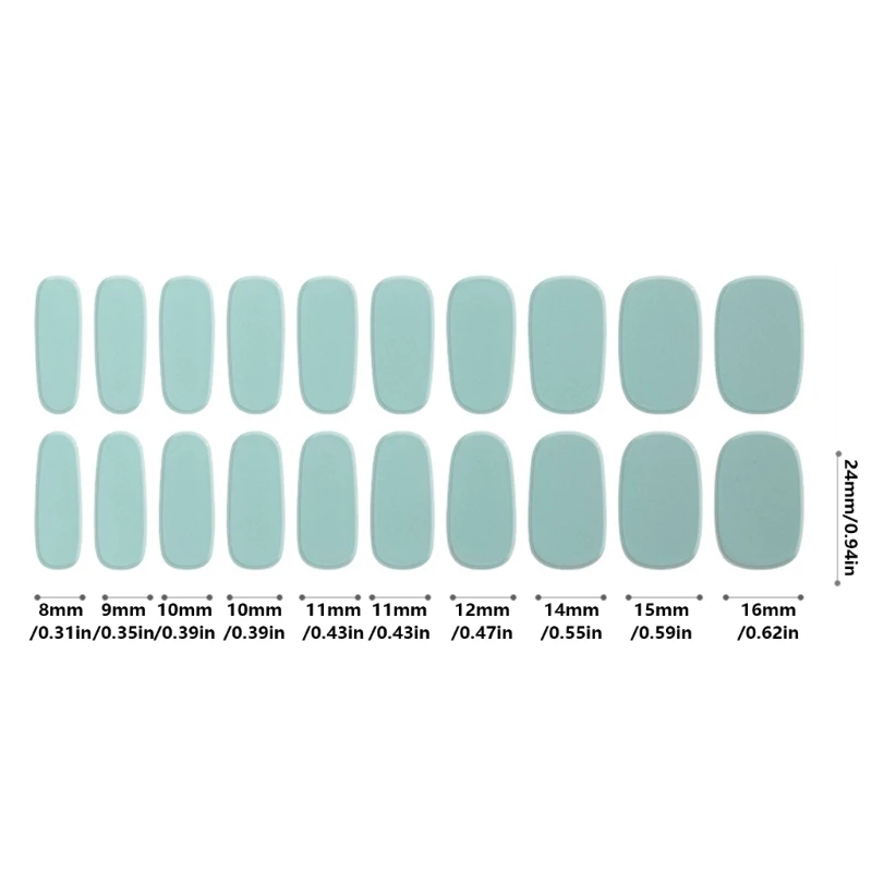 แฟชั่นกึ่งบ่มเจลเล็บแถบโปแลนด์ห่อGradient Self-Adhesiveเล็บฝรั่งเศสสติกเกอร์สำหรับเล็บสวยDropship