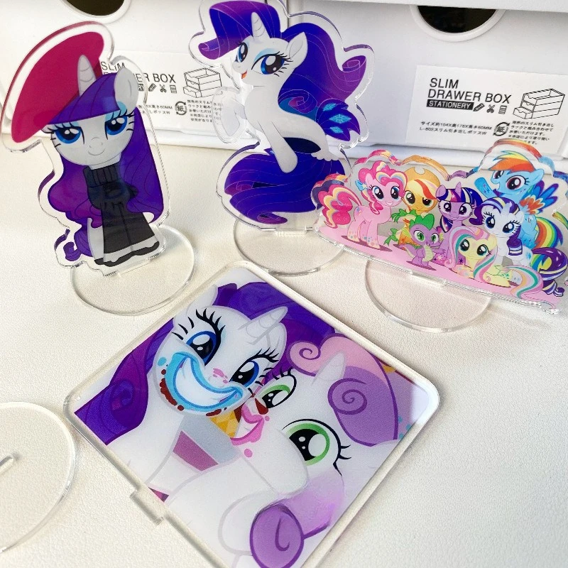 البوب الكرتون بلدي ليتل المهر ملصق الاكريليك سطح المكتب ديكور لطيف فتاة تحت عنوان الديكور لعبة البضائع الإبداعية التبعي #2