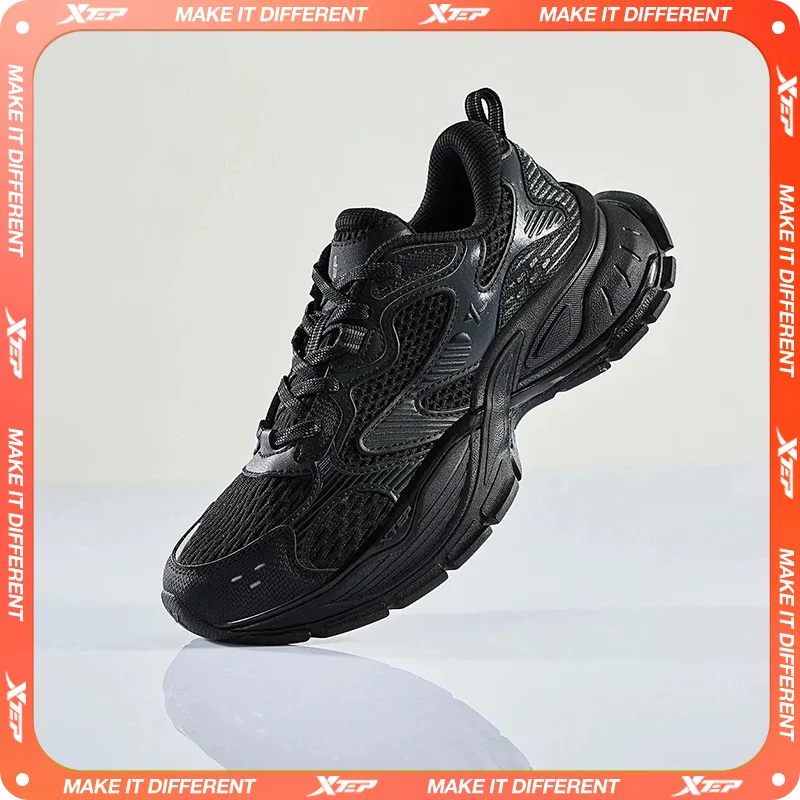 Damskie buty Xtep Basque Casual na zimę, wygodne buty codzienne, oddychające sneakersy 876418320001