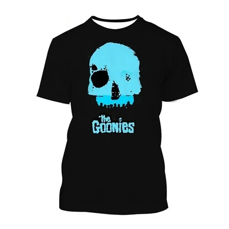 Summer T-Shirts The Goonies 3D Print Streetwear Men Women Casual Fashion Oversized Short Sleeve T Shirt Kids Tees Tops Clothing