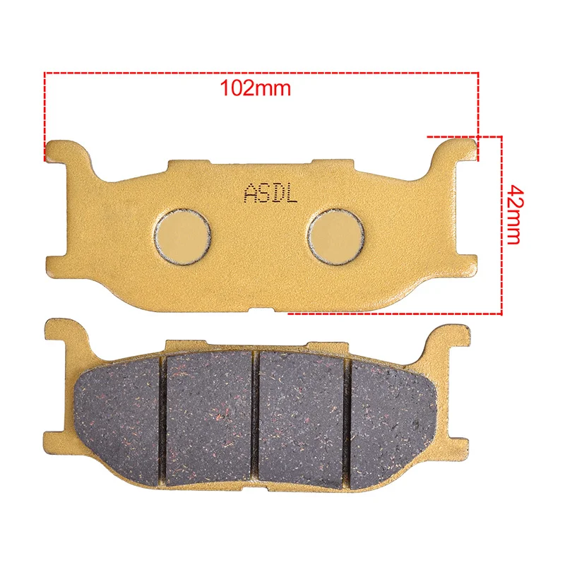 Klocki hamulcowe przednie do SYM SB125 Yamaha XVS 400 650 XVZ 1300 SCR XV 535 750 950 1100 Virago XJ 600 900 SR SP 400 500 Drag Star 250