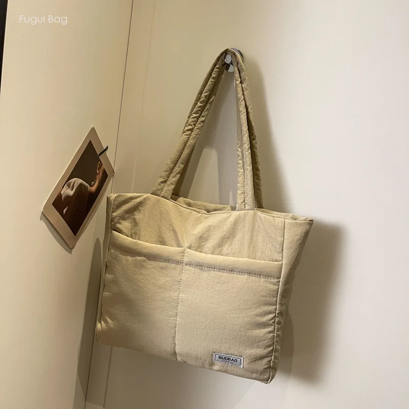 Women's Handbag Underarm Bag Single Shoulder Versatile Cotton Fabric New High-capacity Commuting Easy for Students to Relax