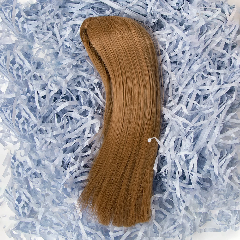 1/3 1/4 1/6 1/8 peruka dla lalki bjd 30cm 60cm peruka dla lalki SD wysokotemperaturowa peruka jedwabna średniej długości długie proste włosy akcesoria dla lalek