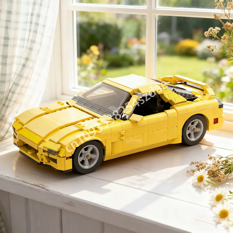 

991 шт. MOC Mazda FD RX 7 Creator Experted Модель Строительные блоки Рождественский подарок Архитектура Сборка Образовательная игрушка Кирпич Дети