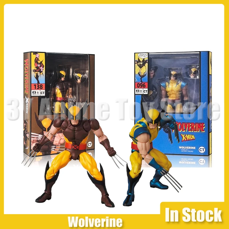 В наличии Ct Toys Mafex 96 Росомаха Фигурка Коричневый Комикс X-Men Фигурка Mafex 138 Shf Аниме Фигурка Ko Модель Коллекционировать игрушку Подарки