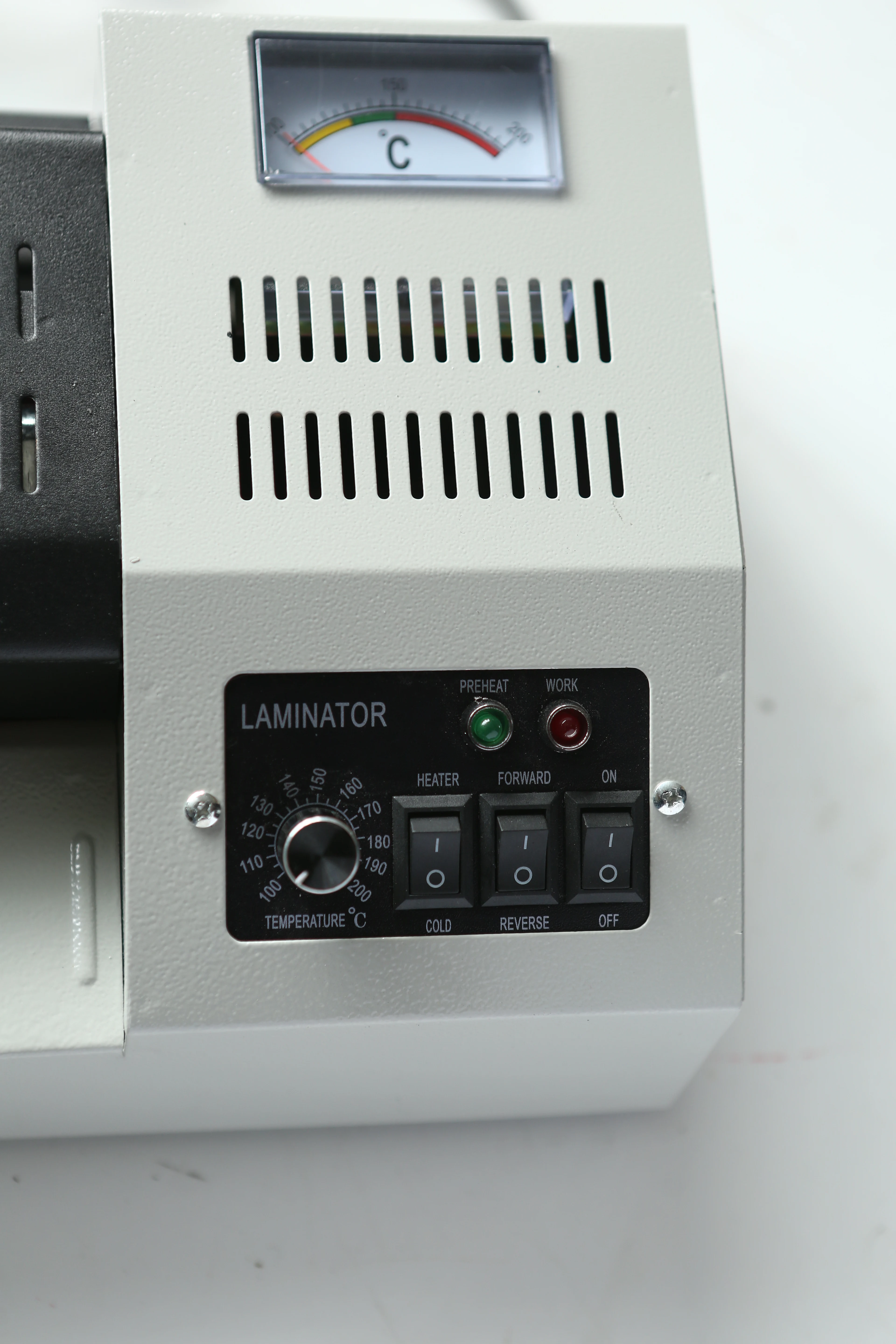 320B A3 Economische fabrieksprijs Pouch Film Seal Laminator Machine met knop