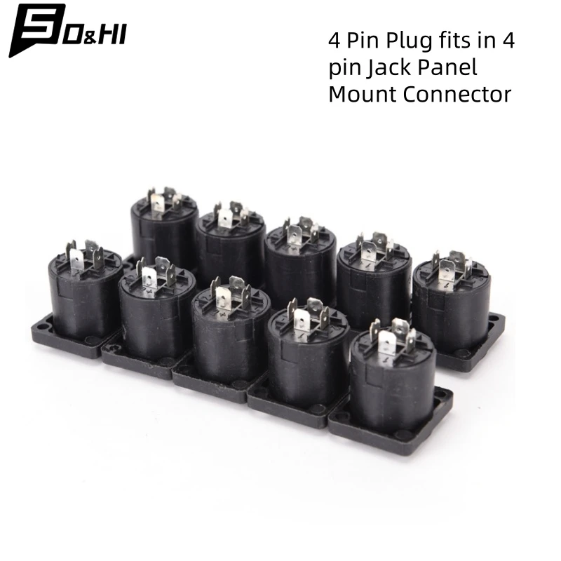 Connecteur Speakon Femelle 4 broches Le Choix Idéal pour les Systèmes Audio Professionnels