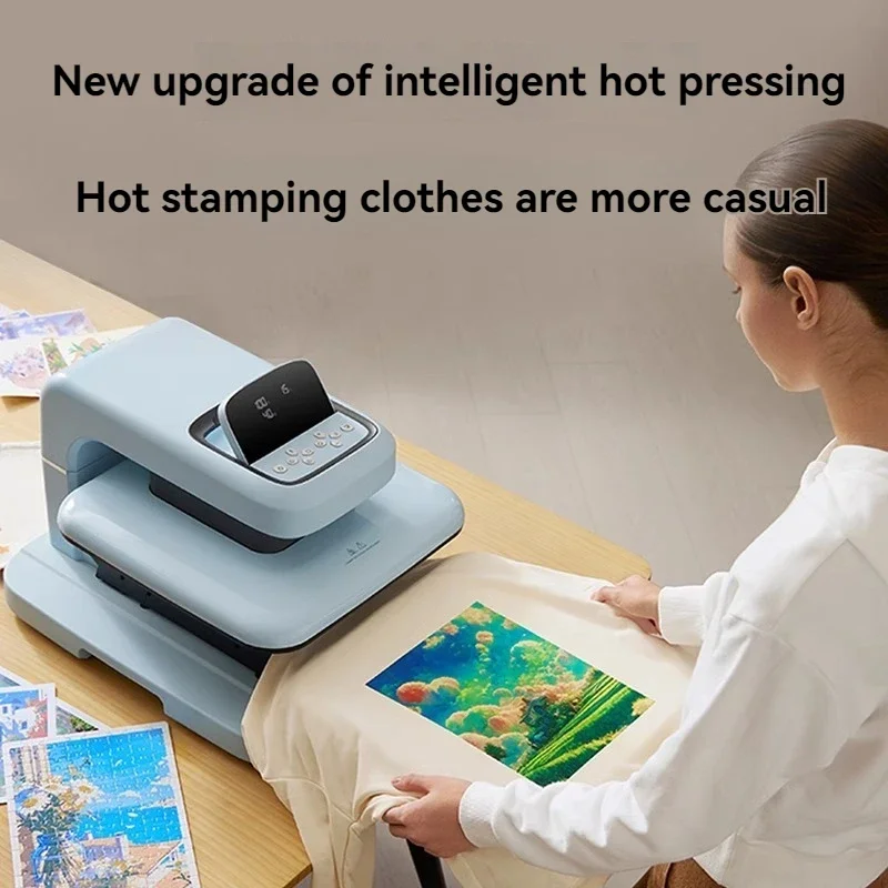 T-shirt printing machine, heat transfer machine, automatic hot stamping machine, small heat press.