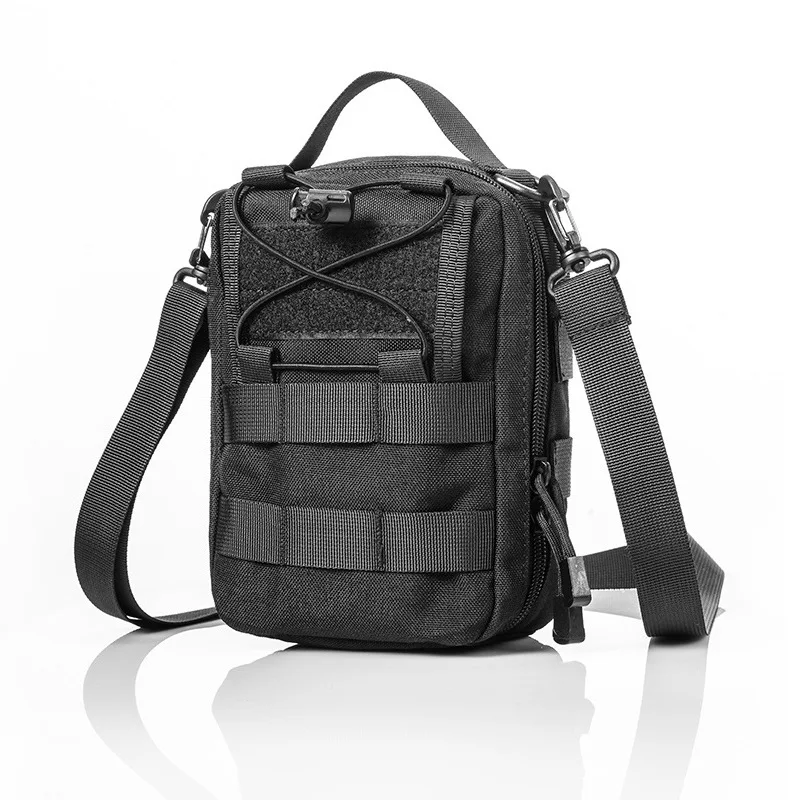 

‌ Тактическая сумка через плечо MOLLE, военная камуфляжная сумка через плечо с чехлом для телефона, аксессуары для пешего туризма и велоспорта, поясная сумка для мужчин