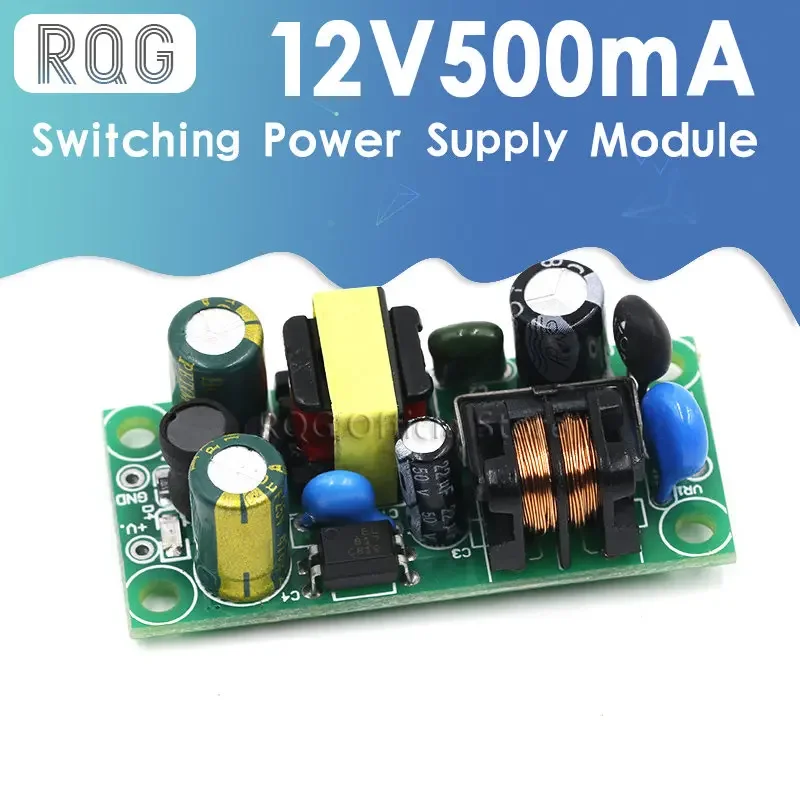 12V500mA switching power supply module, 5W constant voltage power supply, 220VAC-DC to 12V power board 500mA 12V