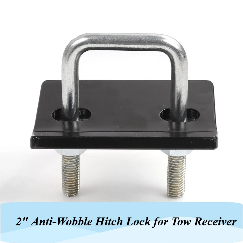 

2" Anti-Wobble Hitch Lock for Tow Receiver, Stabilizer Locking Device Eliminates Trailer Sway & Movement