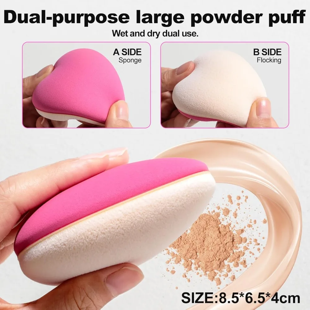 BS-MALL 14 Pcs Makeup Brushes Set With Dual-sided Makeup Sponge - Foundation Brush & Powder Sponge,premium Luxury Brush Collecti