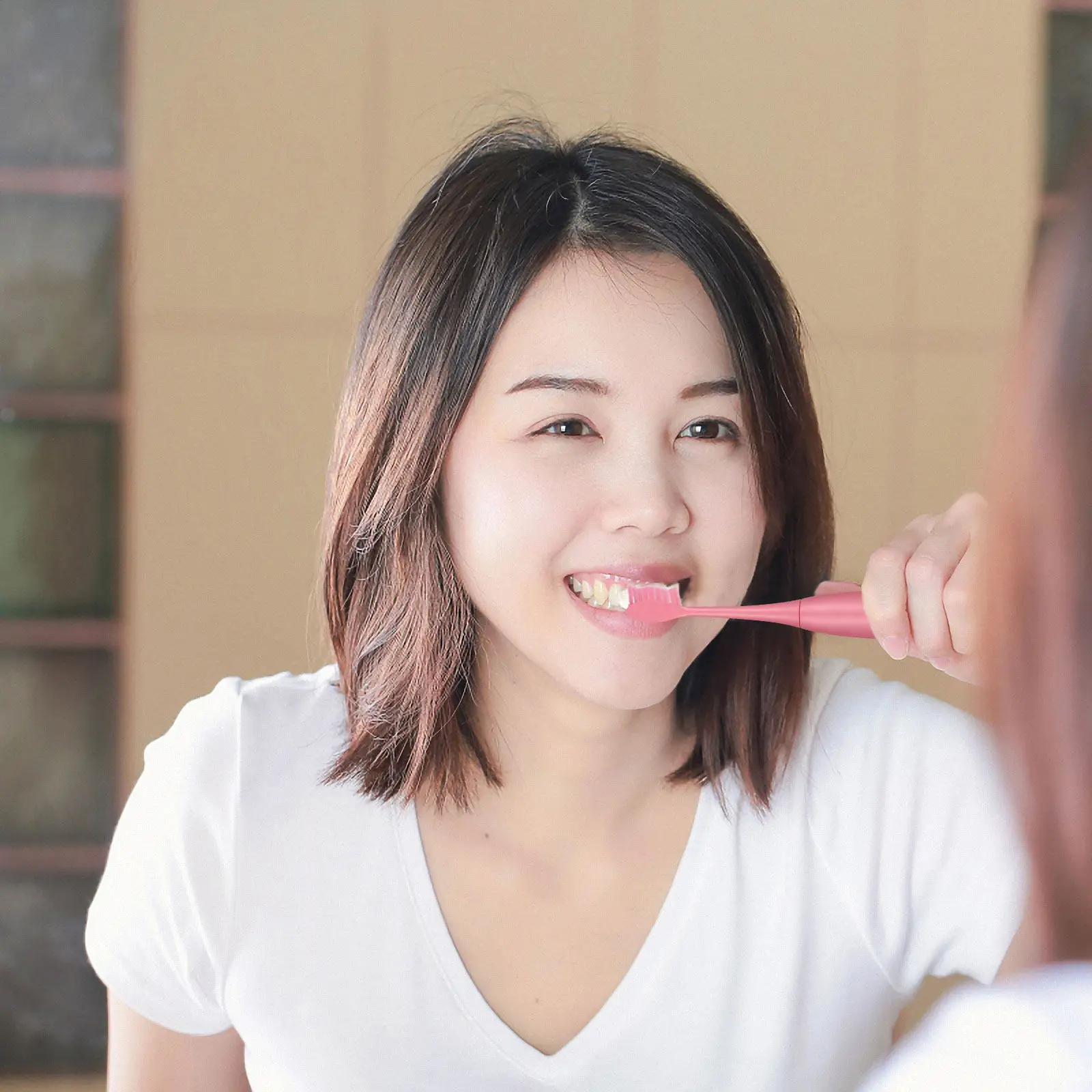 

1Set Electric Toothbrush Professional Sound Wave Vibrating Teeth Cleaning Brush Whitening Portable Home Oral Care Tool