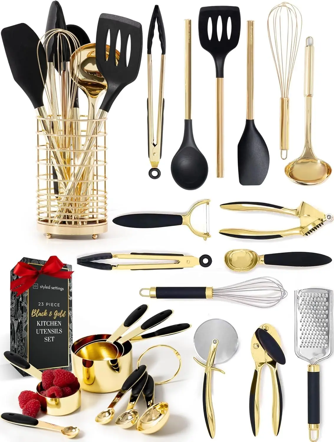 23-Piece Black And …