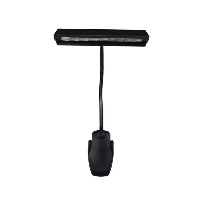 A74K-9 LED Reading Orchestral Sheet Music Stand Lamp Rechargeable Music Stand Light Portable Foldable Piano Light