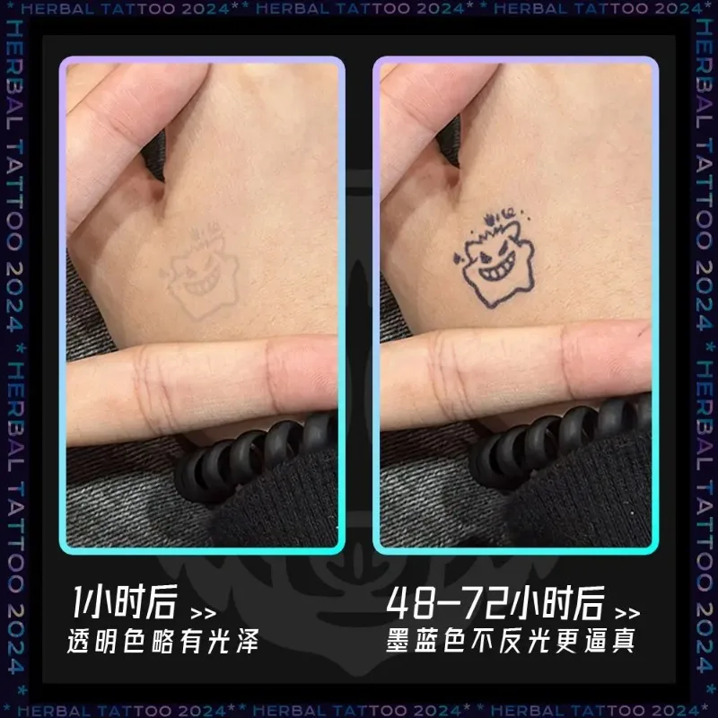 ملصق وشم مؤقت مقاوم للماء من بوكيمون بيكاتشو، تصميم لطيف للمعصم، ملصقات وشم فني مقاوم للماء للرجال والنساء